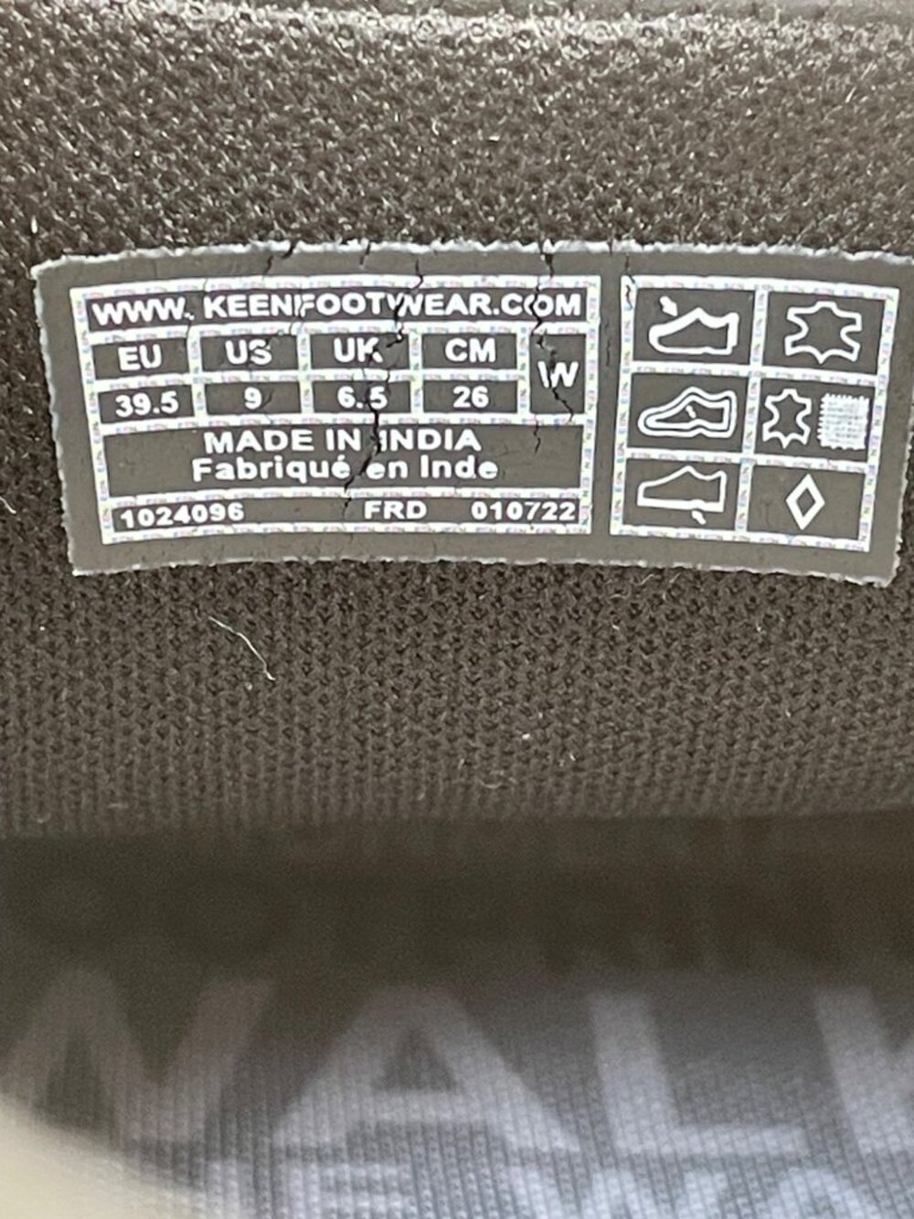 Keen Women’s Black Leather Arch Support Wide Fit Kaci III slip-on Shoes Size 9 - Picture 5 of 8